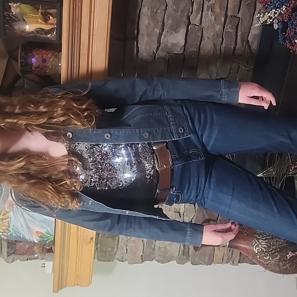 Sale⚡️Theory Jean  Jacket Sz S - Picture 3 of 11